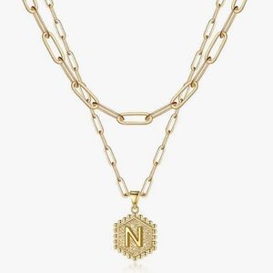 N Initial Chain Necklace